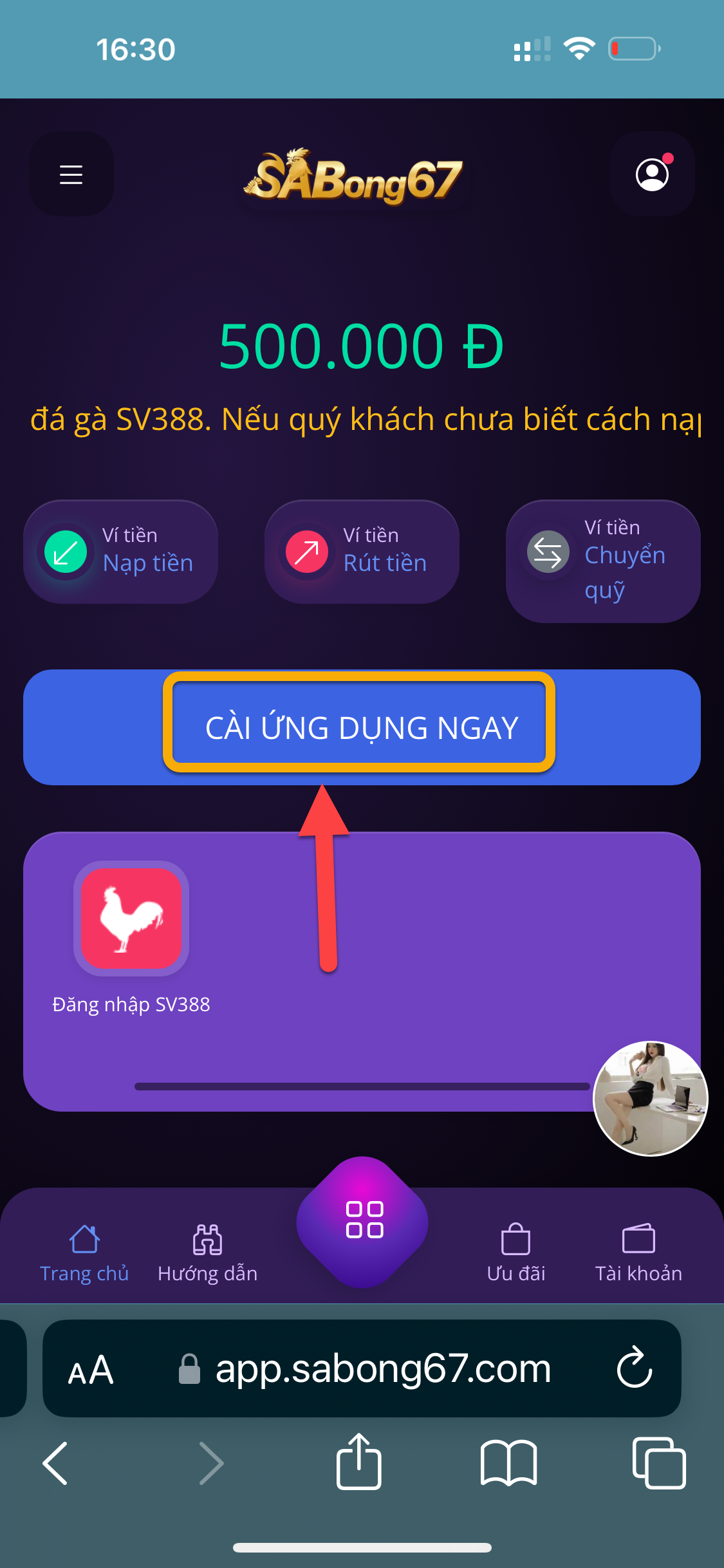 HUONG DAN CAI DAT APP SABONG67 1