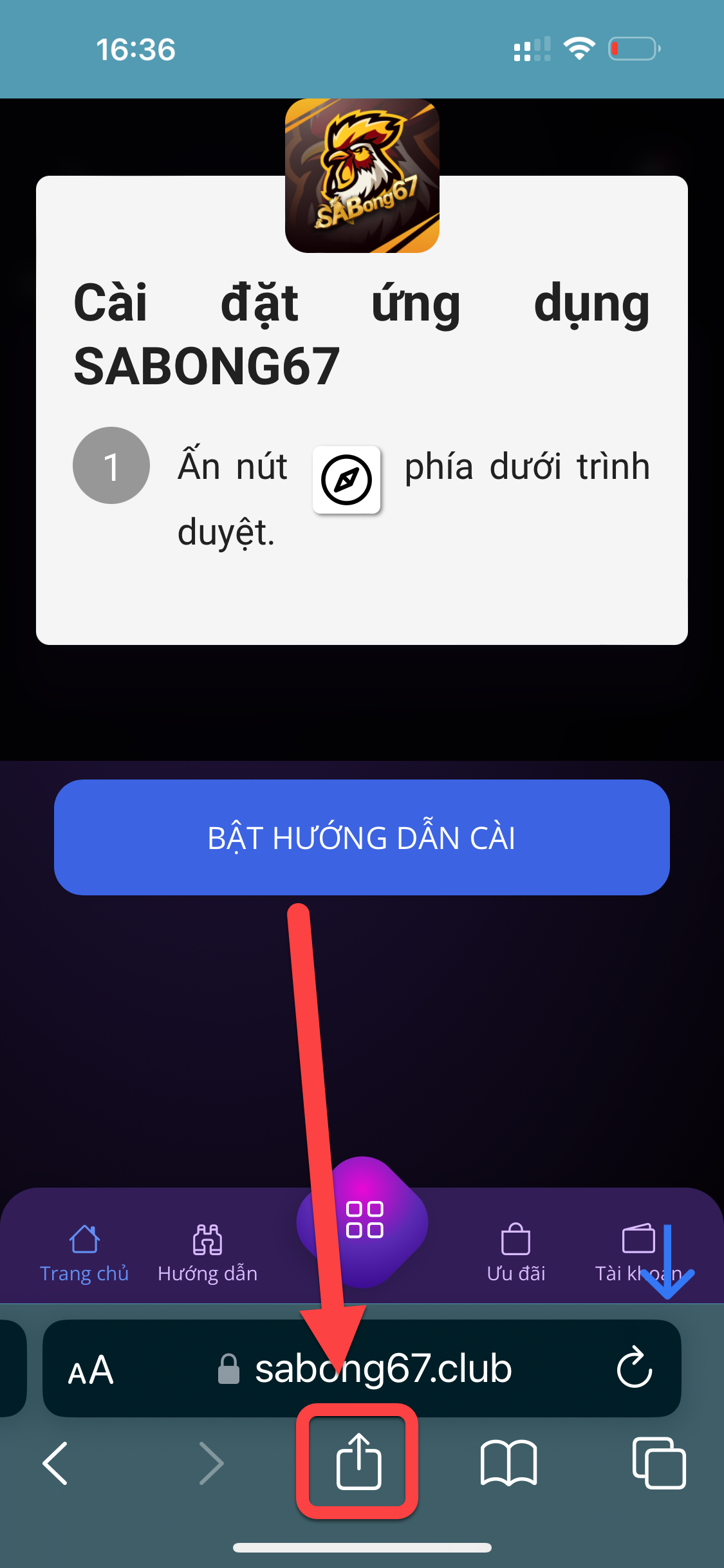 HUONG DAN CAI DAT APP SABONG67 2