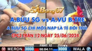 CPC3 TRẬN 12 25/06/2024, A BỬU SG VS A VŨ B.TRE