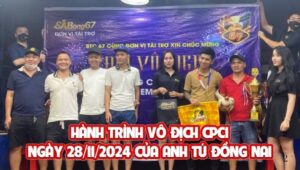 HÀNH TRÌNH VÔ ĐỊCH CPC1 28/11/2024